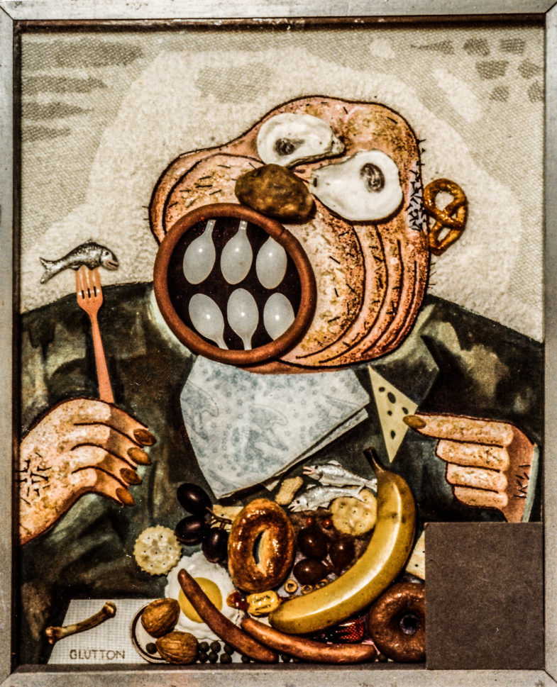 The Domineering Glutton Of The Future “Glutton” – (no year given)) – LOU HIRSHMAN: Caricaturist